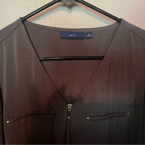 Apt. 9 Women's Charcoal Blouse